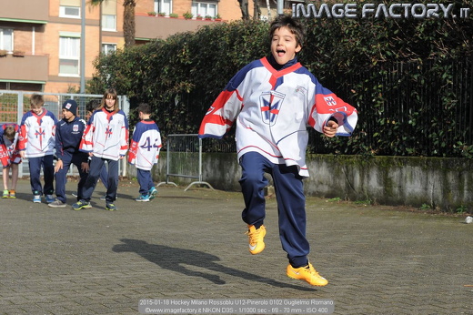 2015-01-18 Hockey Milano Rossoblu U12-Pinerolo 0102 Guglielmo Romano